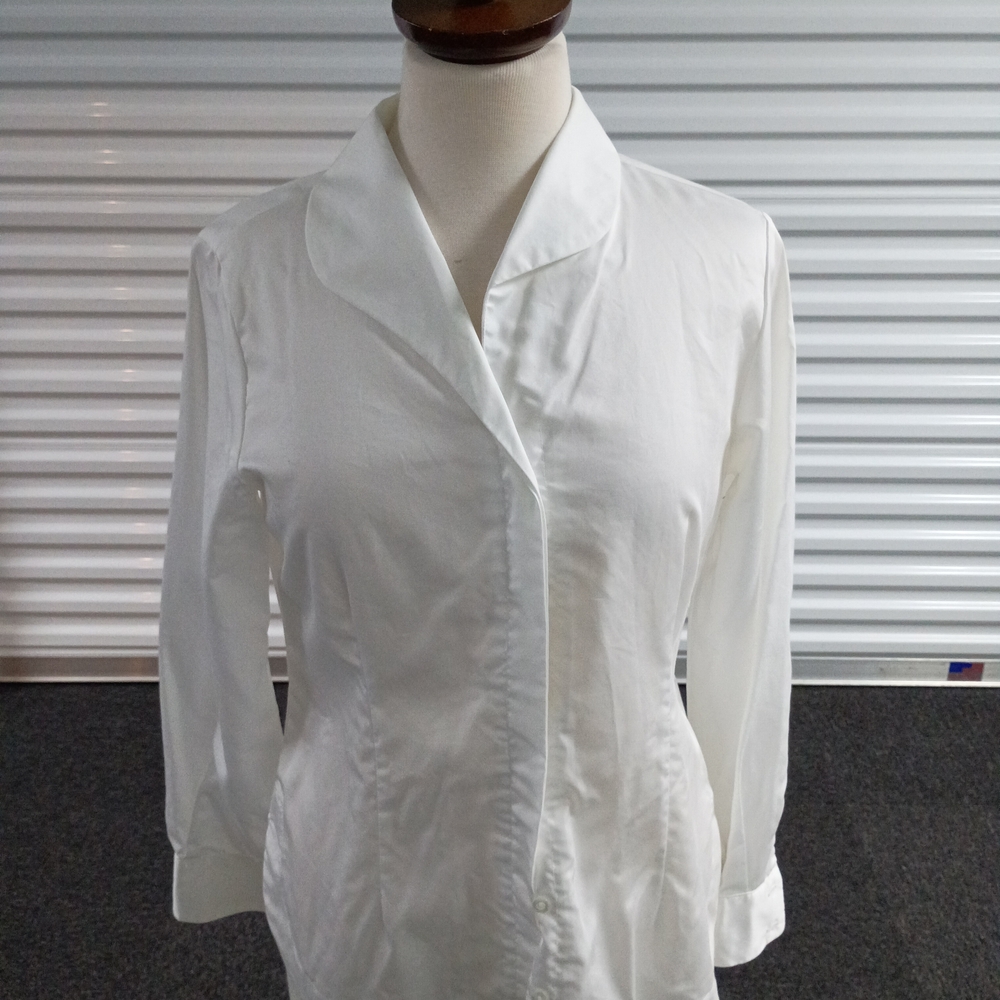 Pendleton White Button-Down Shirt with Soft Collar